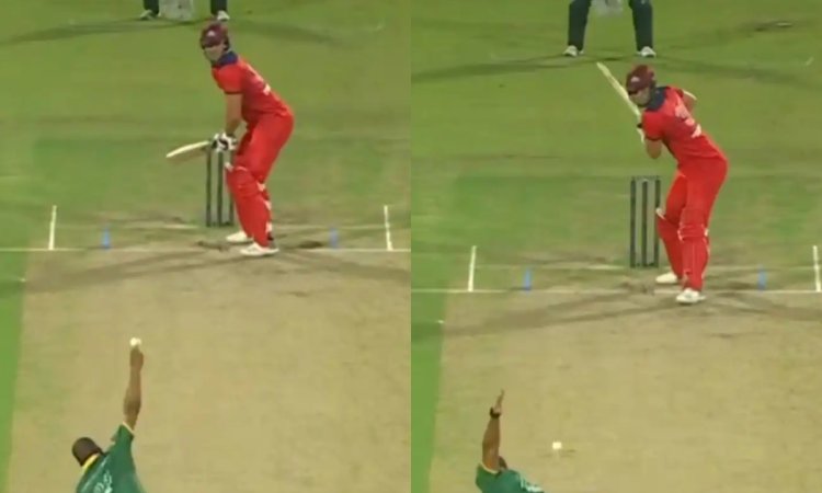 VIDEO: बॉडी बिल्डर क्रिस ट्रेमलेट ने बैट से मचाया गदर, फिलैंडर को मारे तीन लगातार छक्के