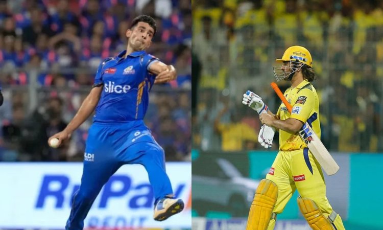 VIDEO: अंशुल कंबोज ने डाली धोनी को तेज़तर्रार यॉर्कर्स, थाला ने भी खेला हेलीकॉप्टर शॉट