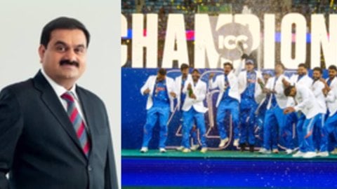 Dominant, relentless: Gautam Adani praises team India for ICC Champions Trophy victory