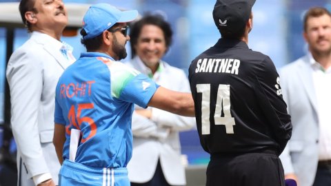 Dubai: ICC Champions Trophy final cricket match between India and New Zealand