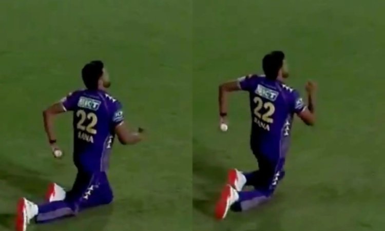 WATCH: हर्षित राणा ने फिर किया अतरंगी सेलिब्रेशन, यशस्वी का कैच पकड़कर घुटनों पर चलते दिखे