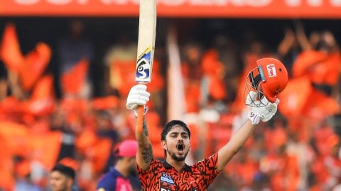 IPL 2025: Ishan Kishan's century powers SRH to second-highest total of 286 against RR