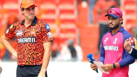 IPL 2025: Rajasthan Royals elect to bowl first against Sunrisers Hyderabad
