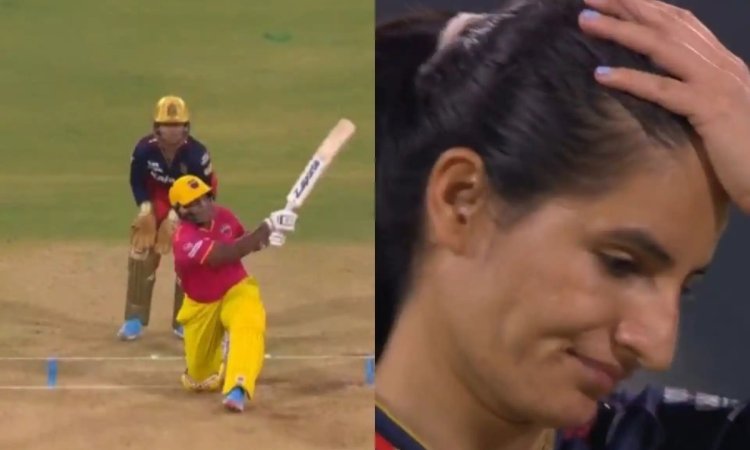 VIDEO: किरण नवगिरे ने उड़ाया रेणुका के चेहरे का रंग, सहवाग स्टाइल में लगाए चौके-छक्के