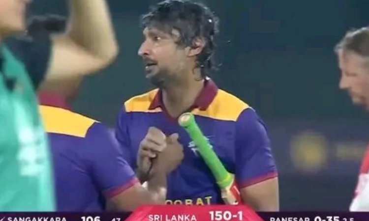 VIDEO: 47 साल के संगकारा ने 46 बॉल में लगाई सेंचुरी, फैंस को दिलाई पुराने टाइम की याद