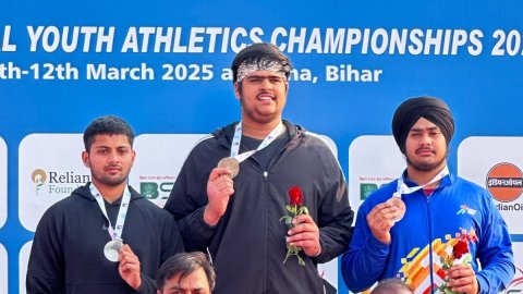 National Youth Athletics: Haryana’s Nishchay, 16, stamps his authority in throwing events