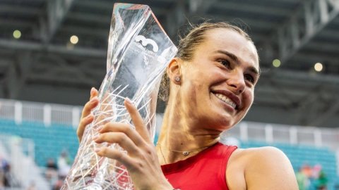 Sabalenka clinched maiden Miami Open title