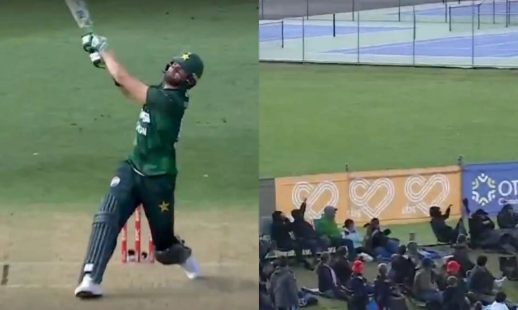 VIDEO:  शाहीन अफरीदी ने मारा 'Monster' छक्का, स्टेडियम के बाहर जाकर गिरी बॉल