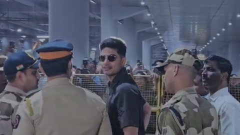 Shubman Gill arrives in Mumbai after winning Champions Trophy in Dubai. IANS photo