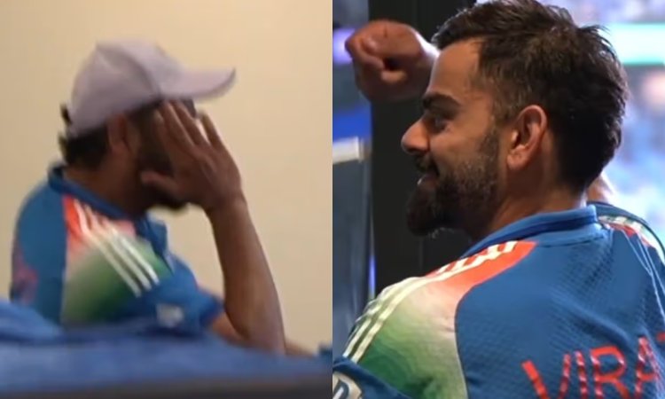 VIDEO: 'मारने तो छक्का ही जा रहा है वो', ड्रेसिंग रूम के अंदर का वीडियो आया सामने