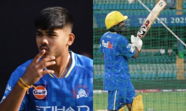 WATCH: आयुष म्हात्रे ने शुरू की CSK के साथ प्रैक्टिस, नेट्स में खेले गज़ब के शॉट्स