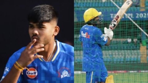 WATCH: आयुष म्हात्रे ने शुरू की CSK के साथ प्रैक्टिस, नेट्स में खेले गज़ब के शॉट्स