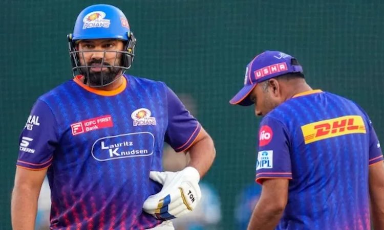 चोट के बाद Rohit Sharma ने थामा बल्ला, लेकिन क्या RCB के खिलाफ उतरेंगे मैदान में?