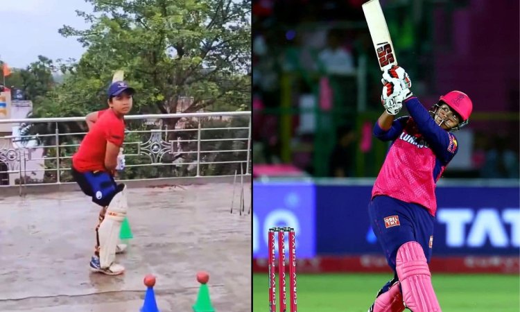 VIDEO: कोविड में क्रिकेट मैदान बंद, तो वैभव ने घर की छत को बना लिया था अपना मैदान