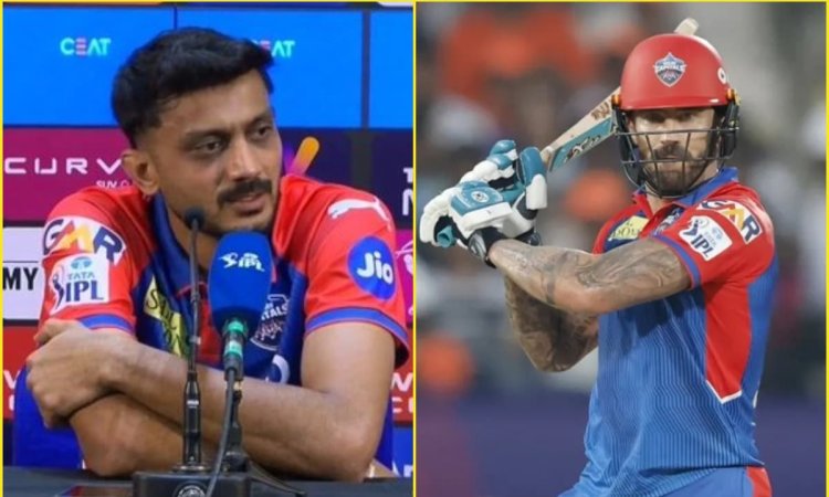 क्या Gujarat Titans के खिलाफ मैच खेल पाएंगे Faf du Plessis? सुनिए क्या बोले DC के कैप्टन Axar Patel