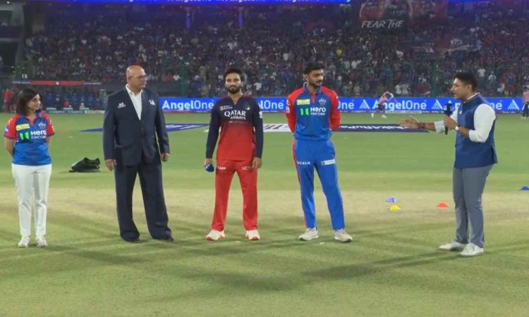 IPL 2025 Match 46 RCB opt to bowl first against Delhi Capitals 