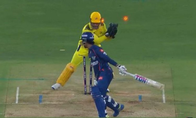 WATCH: धोनी ने स्टंपिंग से रचा इतिहास, आयुष बदोनी को स्टंप कर बने IPL में 200 डिसमिसल्स पूरे करने वा