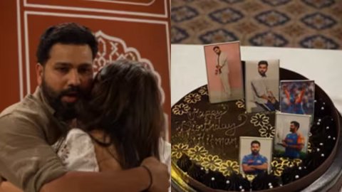 पोलार्ड से लेकर सूर्या तक, रोहित शर्मा के बर्थडे पर दिखा MI टीम का जबरदस्त प्यार; देखिए VIDEO