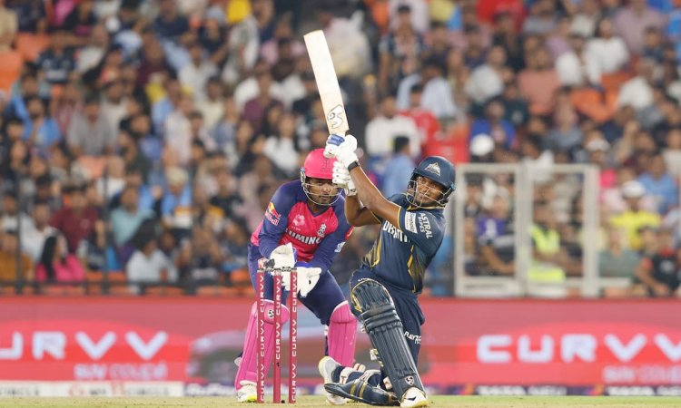 GT vs RR: साई सुदर्शन चमके, शाहरुख-तेवतिया का तड़का, गुजरात ने जड़ा 217 रन