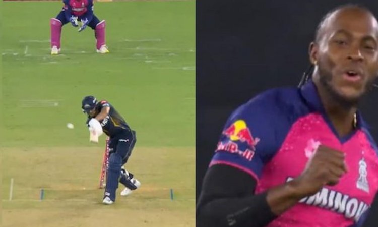  147.7 kmph की रफ्तार में डूबा गुजरात का कप्तान, उड़ा दिया गिल का ऑफ स्टंप!; देखें VIDEO