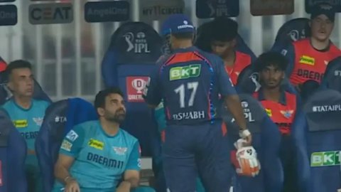 डगआउट में गुस्से में दिखे ऋषभ पंत, सातवें नंबर पर भेजे जाने पर हरभजन सिंह ने उठाए सवाल - बोले, अगर क