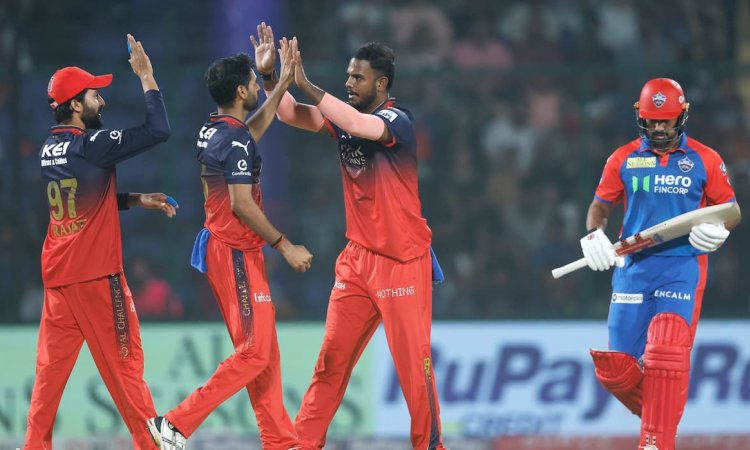 IPL 2025: दिल्ली की बैटिंग सस्ते में ढेर, बेंगलुरु को 163 रन का टारगेट, बेंगलुरु के गेंदबाजों का दबद