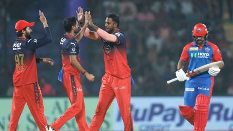 IPL 2025: दिल्ली की बैटिंग सस्ते में ढेर, बेंगलुरु को 163 रन का टारगेट, बेंगलुरु के गेंदबाजों का दबद