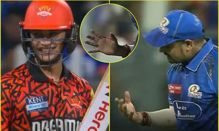 LIVE Match में दिखा दर्दनाक नज़ारा, अभिषेक शर्मा का कैच पकड़ने की कोशिश में भयंकर Injured हुए कर्ण श