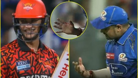 LIVE Match में दिखा दर्दनाक नज़ारा, अभिषेक शर्मा का कैच पकड़ने की कोशिश में भयंकर Injured हुए कर्ण श