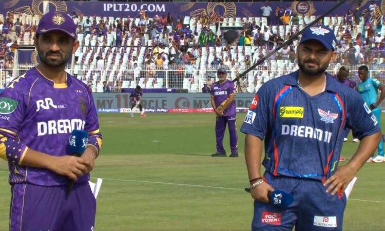 KKR opt to bowl first against LSG in IPL 2025 Clash