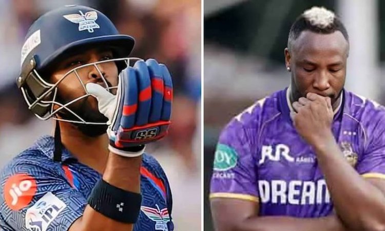 VIDEO:4, 4, 6, 4, 6… निकोलस पूरन का रसेल पर तूफान, एक ओवर में उड़ाए 24 रन