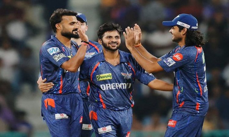 रहाणे-वेंकटेश ने दिलाई उम्मीद, लेकिन 23 रन में 5 विकेट गिरते ही बिगड़ी KKR की चाल, LSG ने कोलकाता को