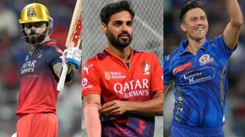 RCB vs Mumbai Indians Stats Review Virat Kohli Bhuvneshwar Kumar Creates History RCB vs Mumbai Indians Stats Review Virat Kohli Bhuvneshwar Kumar Creates History
