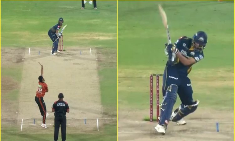 4,4,0,6,0,6: Ex-SRH ऑलराउंडर ने की सिमरजीत सिंह की सुताई, SRH के नए बॉलर के 1 ओवर में ठोके 20 रन; दे