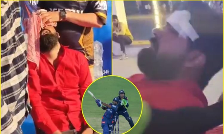 दर्द से तड़पा दर्शक... Nicholas Pooran के महाभयंकर छक्के से फूट गया फैनबॉय का सिर; देखें VIDEO