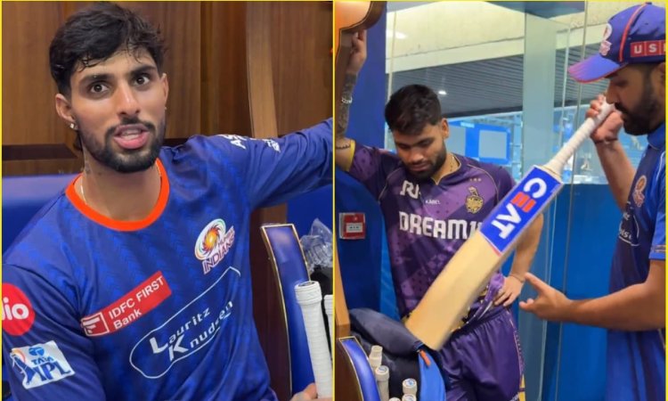 WATCH: नहीं सुधर रहे Rinku Singh, विराट कोहली के बाद अब रोहित शर्मा से मांगने पहुंच गए बैट; हो गए ट्रोल