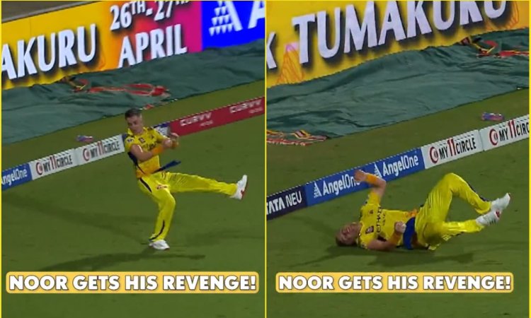 WATCH: ये नहीं देखा तो कुछ नहीं देखा! जमीन पर जोर से टकराया सिर फिर भी Sam Curran ने नहीं छोड़ा बवाल