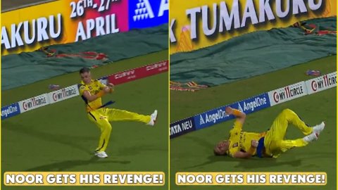 WATCH: ये नहीं देखा तो कुछ नहीं देखा! जमीन पर जोर से टकराया सिर फिर भी Sam Curran ने नहीं छोड़ा बवाल