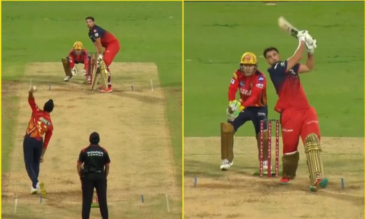 6,6,6: Tim David ने की हरप्रीत बराड़ की सुताई, 3 गेंदों में जड़े 3 भयंकर छक्के; देखें VIDEO