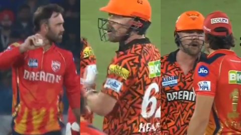 LIVE MATCH में भिड़ गए 3 ऑस्ट्रेलियाई! SRH vs PBKS मैच में हुई ट्रेविस हेड ने की मैक्सवेल और स्टोइनि LIVE MATCH में भिड़ गए 3 ऑस्ट्रेलियाई! SRH vs PBKS मैच में हुई ट्रेविस हेड ने की मैक्सवेल और स्टोइनि