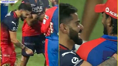 Virat Kohli ने लिए KL Rahul से मज़े, कांतारा सेलिब्रेशन करके उड़ाया DC के स्टार का मज़ाक; देखें VIDE