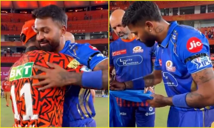 Mohammed Shami ने Hardik Pandya से लिया स्पेशल टी-शर्ट पर ऑटोग्राफ, क्या आपने देखा ये दिल छूने वाला 