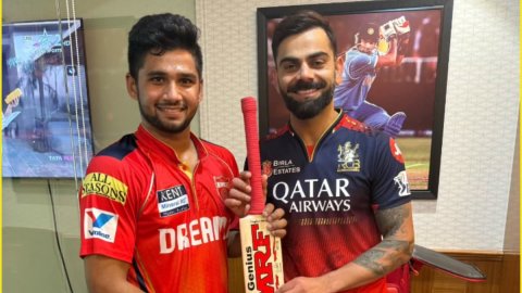 'टूटा हुआ बैट ही दे दो भईया', विराट के सामने रोने लगा पंजाब किंग्स का बल्लेबाज़; फिर किंग कोहली ने ग