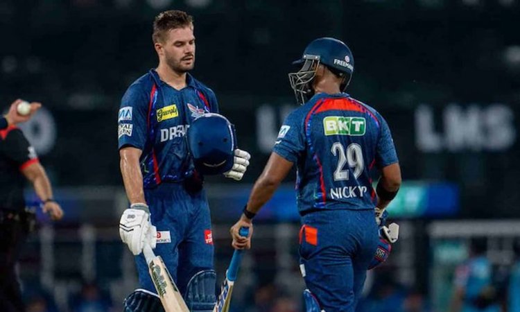 निकोलस पूरन और एडेन मार्करम की विस्फोटक पारियों से लखनऊ ने गुजरात को 6 विकेट से हराया