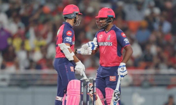 यशस्वी-संजू की साझेदारी और पराग का फिनिशिंग शो, राजस्थान रॉयल्स ने पंजाब को दिया 206 रन का टारगेट