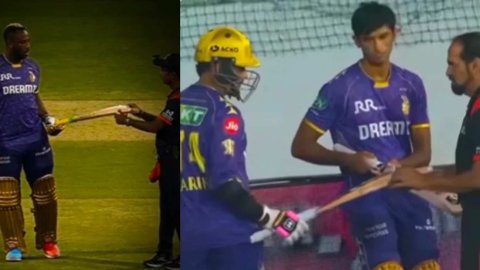 IPL 2025: आंद्रे रसेल, सुनील नारायण और नॉर्खिया के बल्ले के गेज टेस्ट में हुए फेल, फिर बदलना पड़ा बल