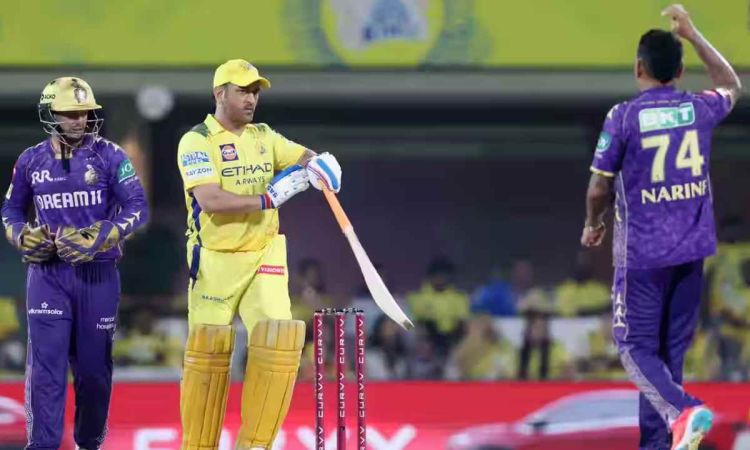  KKR set 104 runs target for csk in ipl 2025 clash