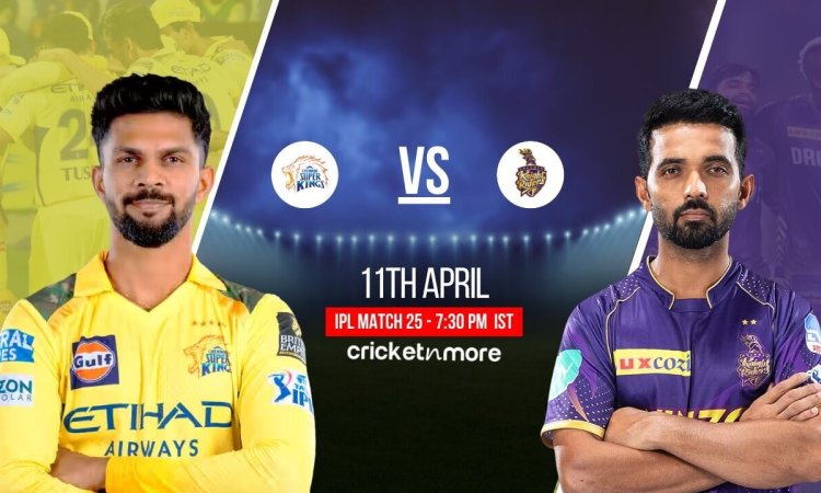 CHE vs KKR Dream11 Prediction Match 25, IPL 2025