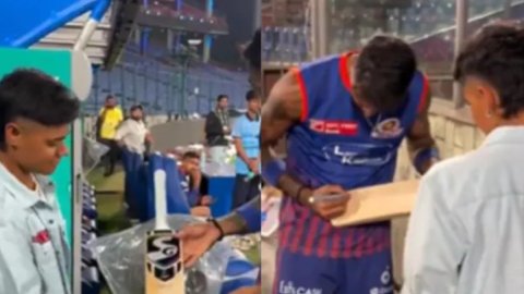 WATCH: 'चैक कर तू खेल, अगर नहीं अच्छा लगे तो वापस कर देना' हार्दिक पांड्या ने निभाया काशवी गौतम से क