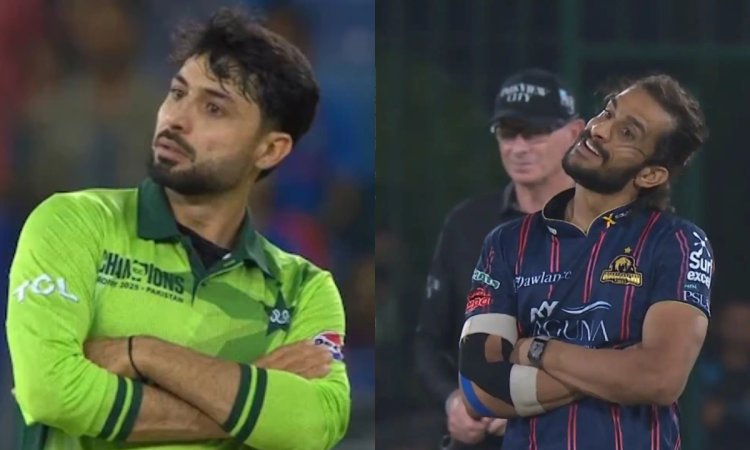 WATCH: हसन अली ने चखाया अबरार को मज़ा, बोल्ड करने के बाद की जश्न की नकल